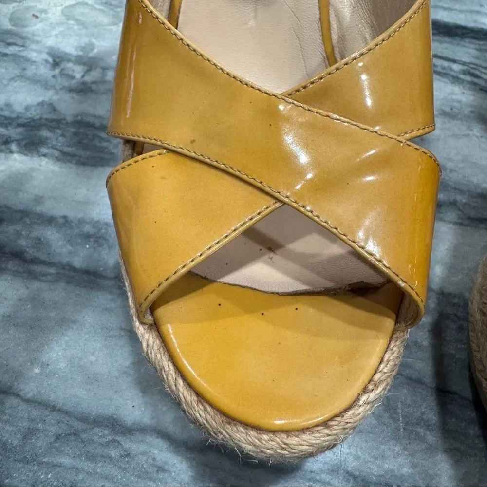 Jimmy Choo Authentic Patent Leather Espadrilles‎ with COA